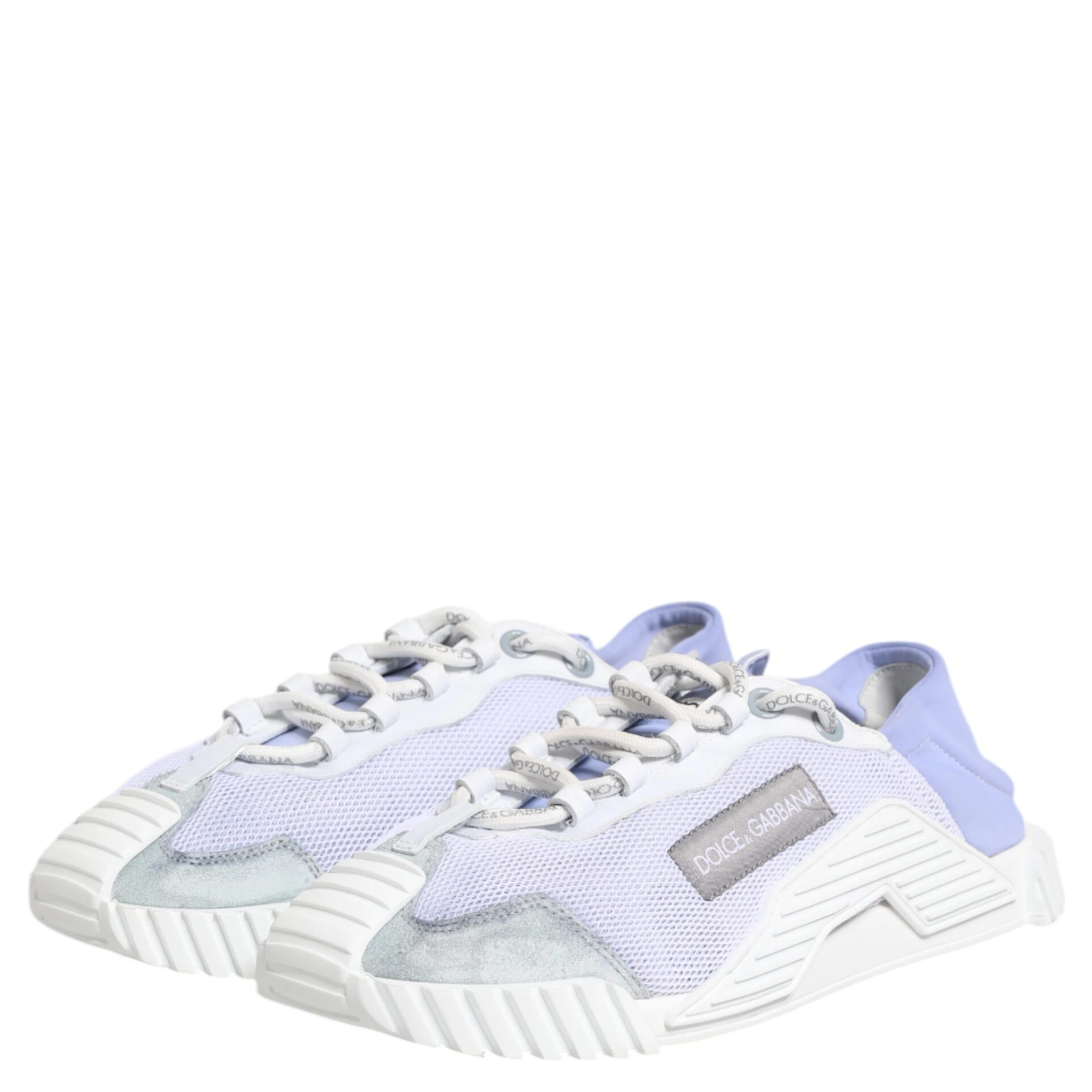 Purple White NS1 Lace Up Low Top Sneakers Shoes