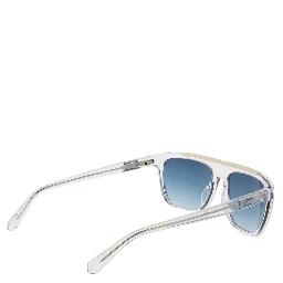 Transparent Stainless Steel Sunglasses