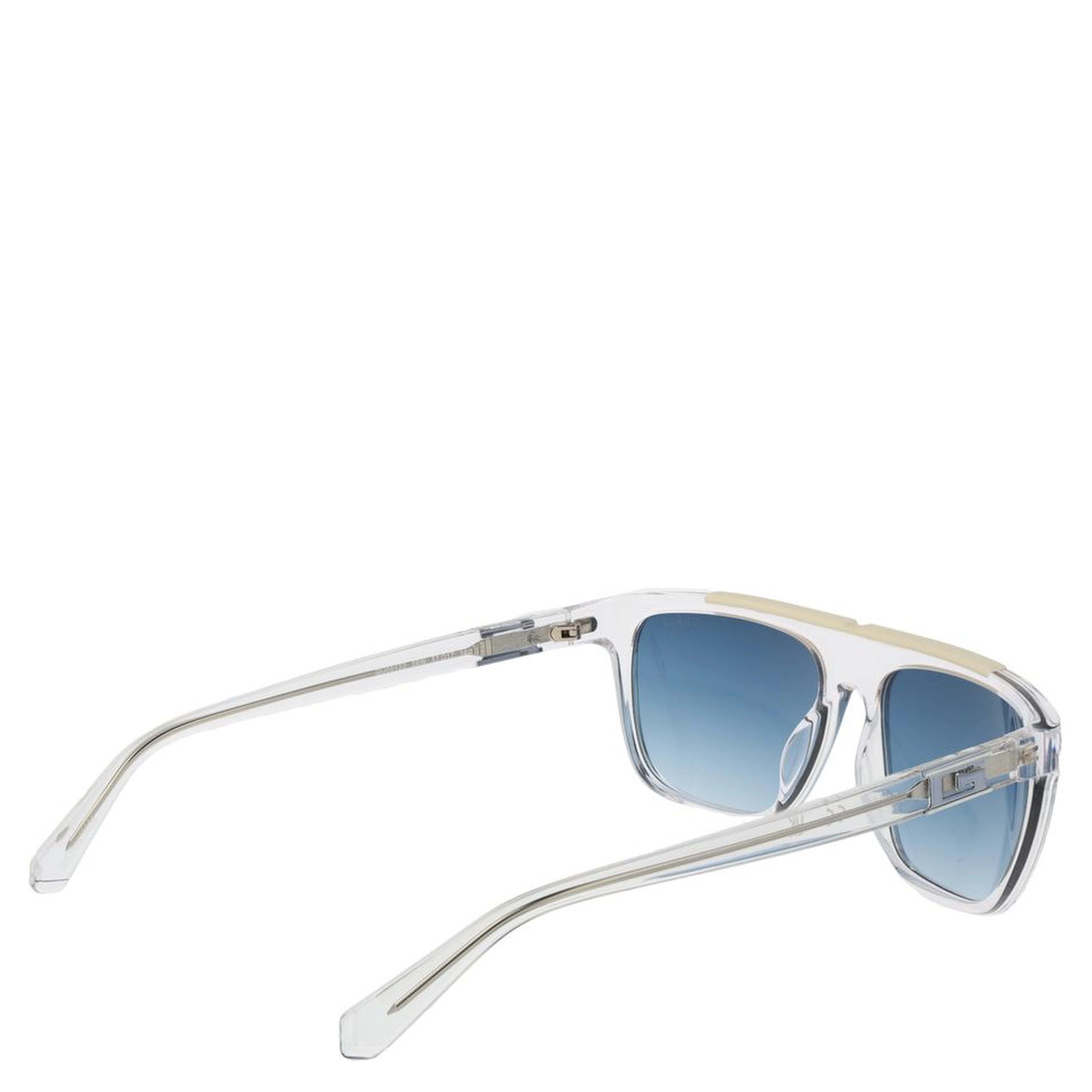Transparent Stainless Steel Sunglasses