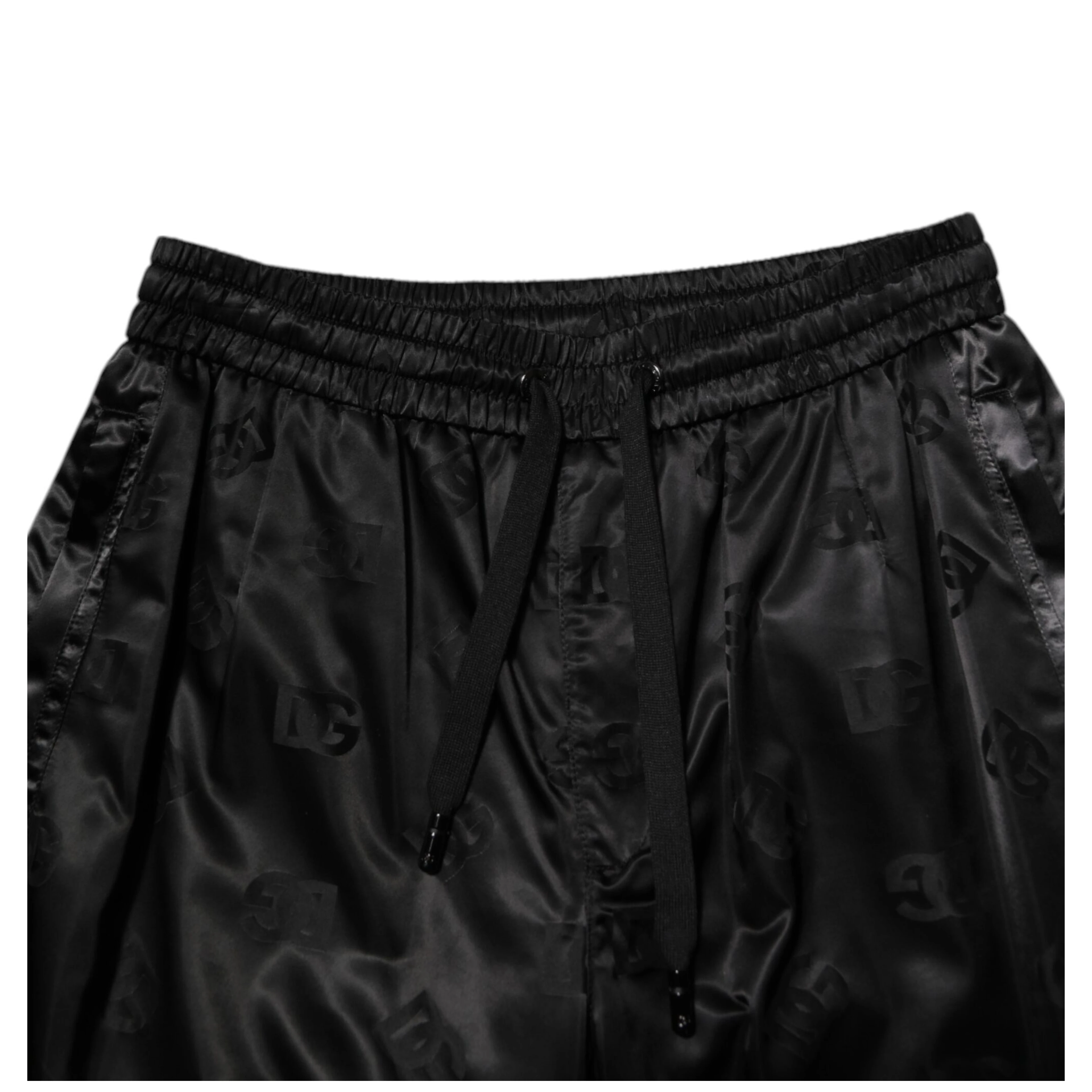 Black Logo DG Print Men Jogger Sweatpants Pants