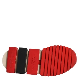 Red Sorrento Slip On Low Top Sneakers Shoes