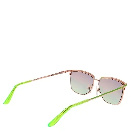 Green Metal Sunglasses