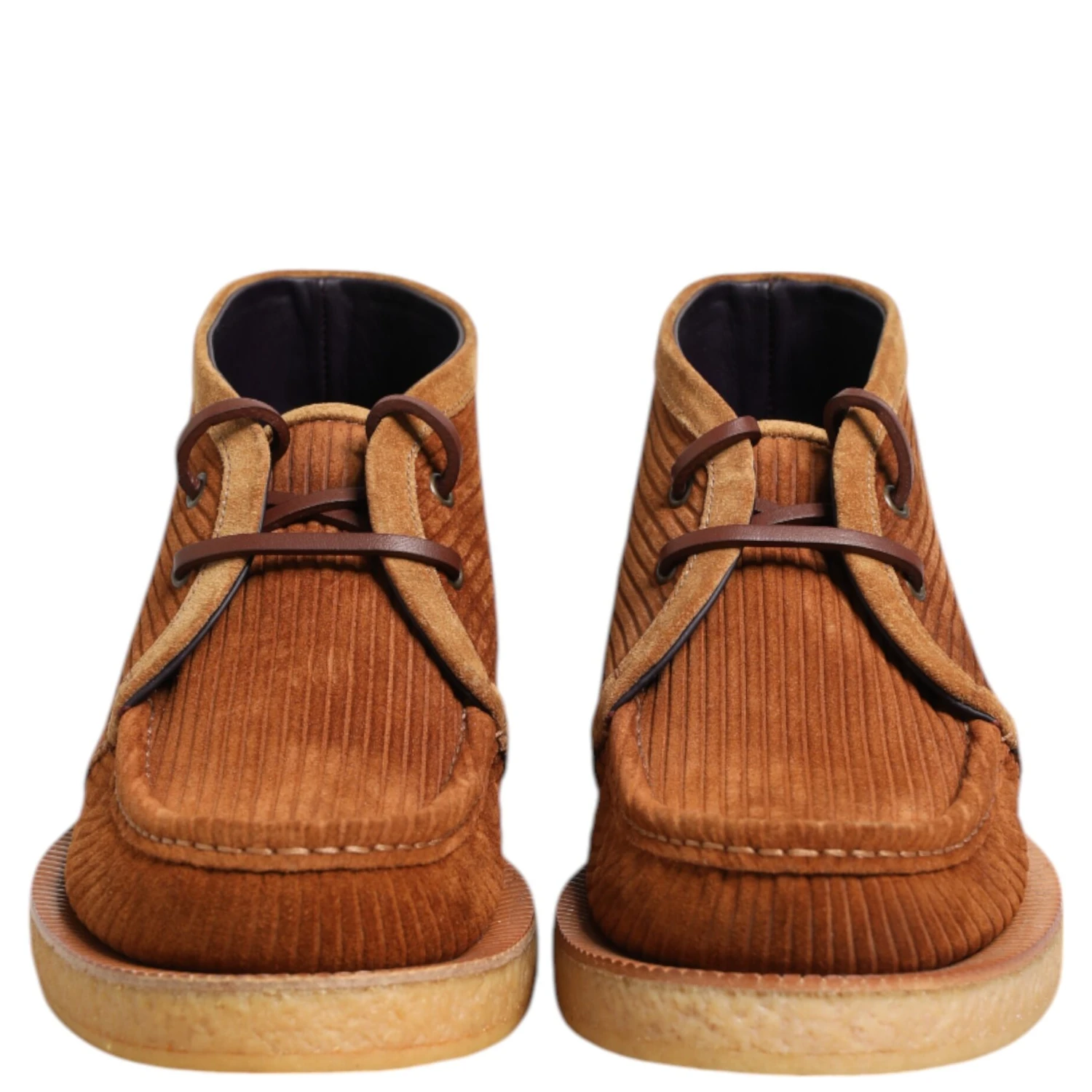 Brown Suede Nubuck Leather Desert Ankle Boots Shoes