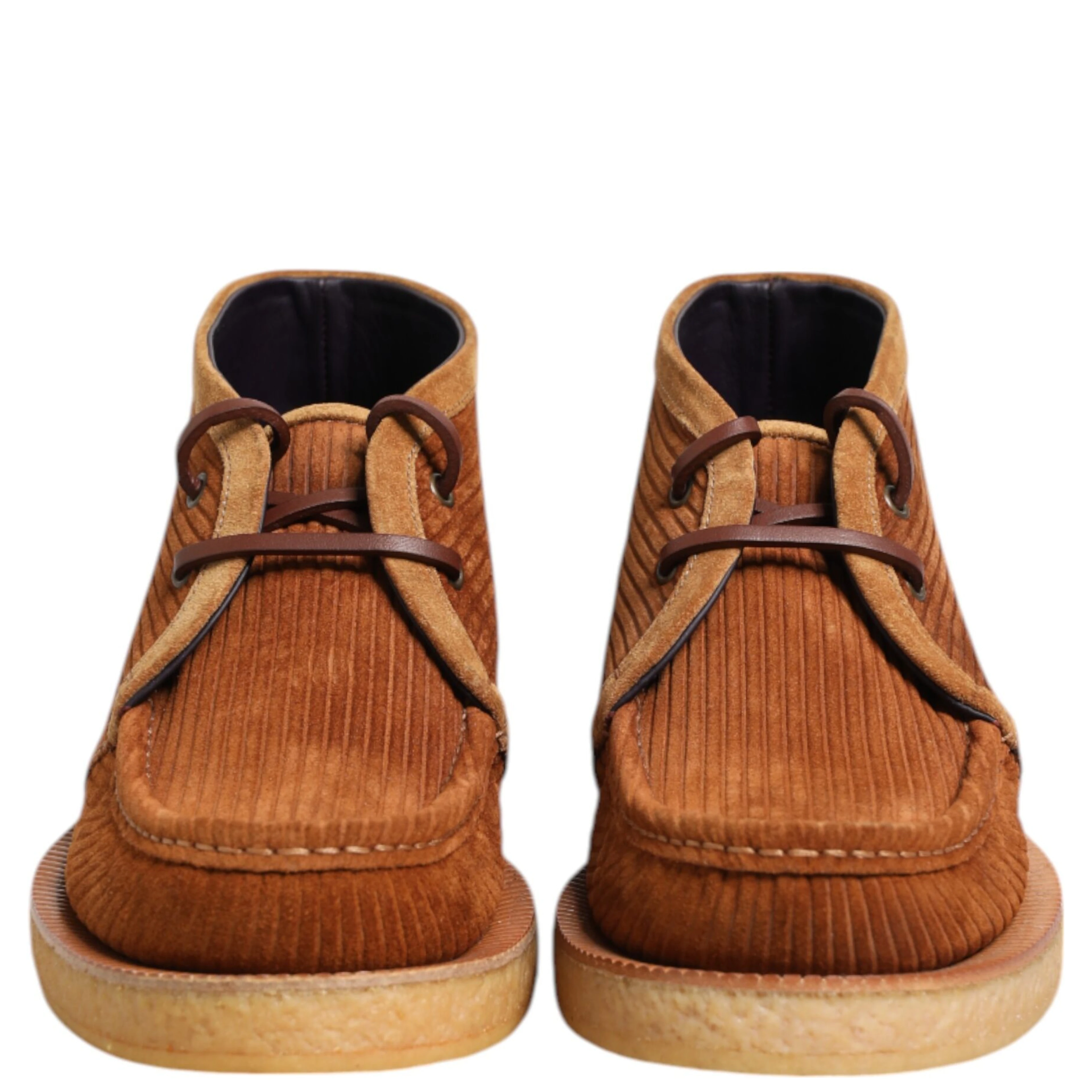 Brown Suede Nubuck Leather Desert Ankle Boots Shoes