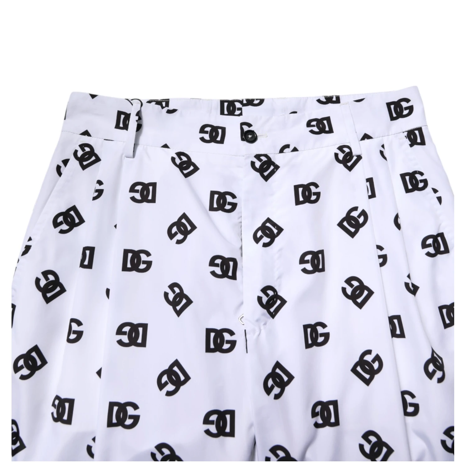 White Logo Cotton Skinny Denim Trouser Pants