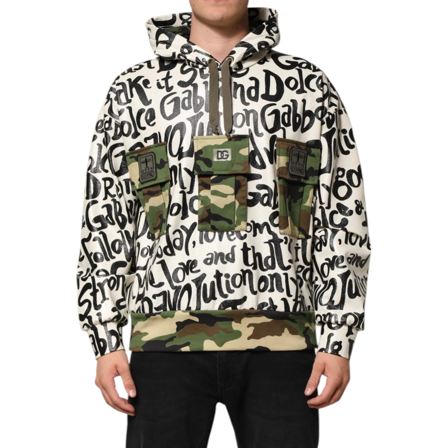 Multicolor Hooded DGMania Sweatshirt Sweater