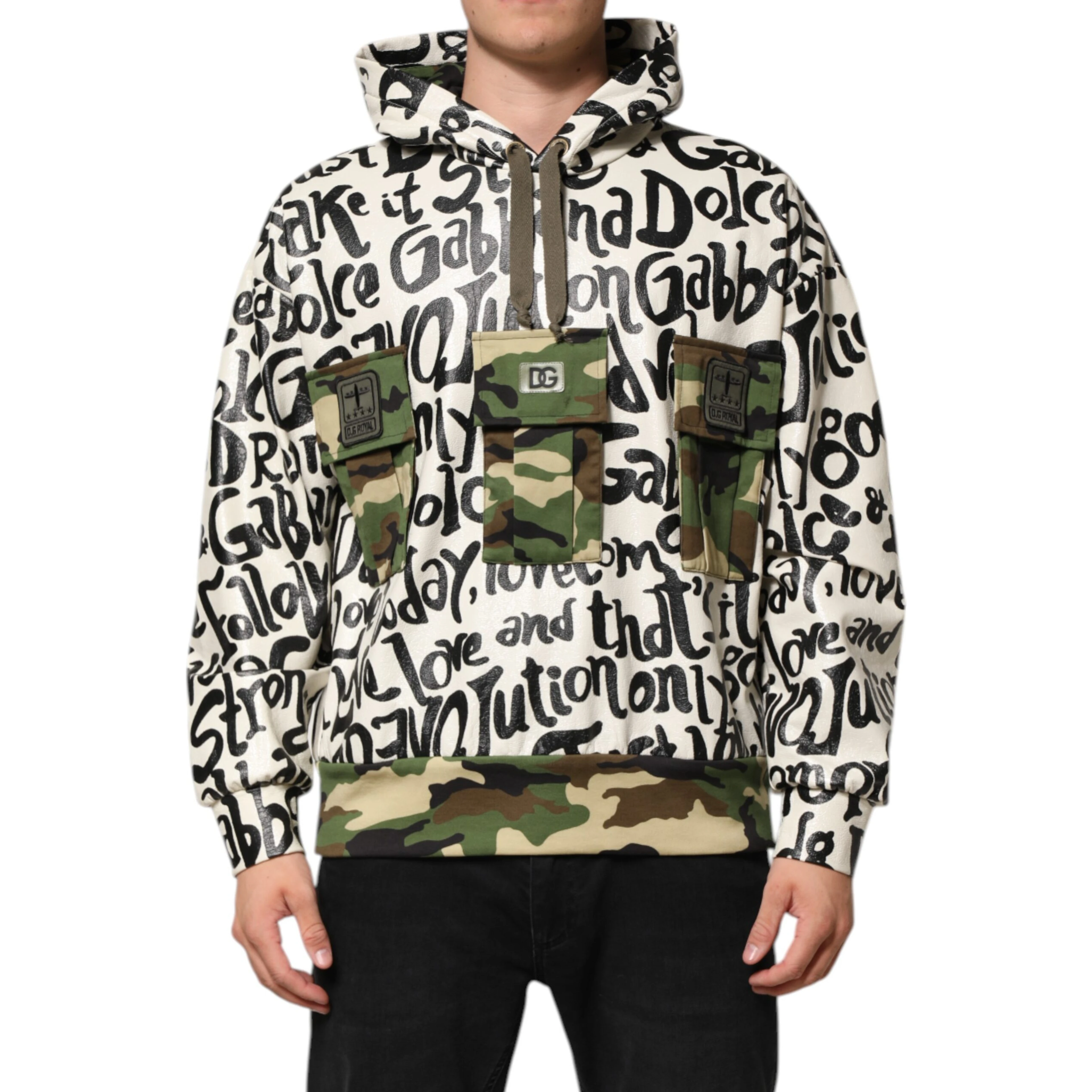 Multicolor Hooded DGMania Sweatshirt Sweater