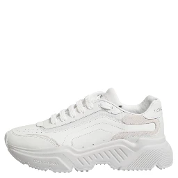 White Leather Daymaster Low Top Sneakers Shoes