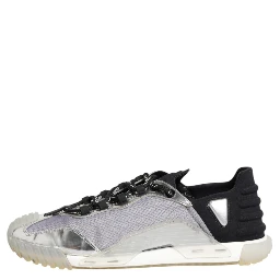 Black Silver NS1 Men Low Top Sneakers Shoes