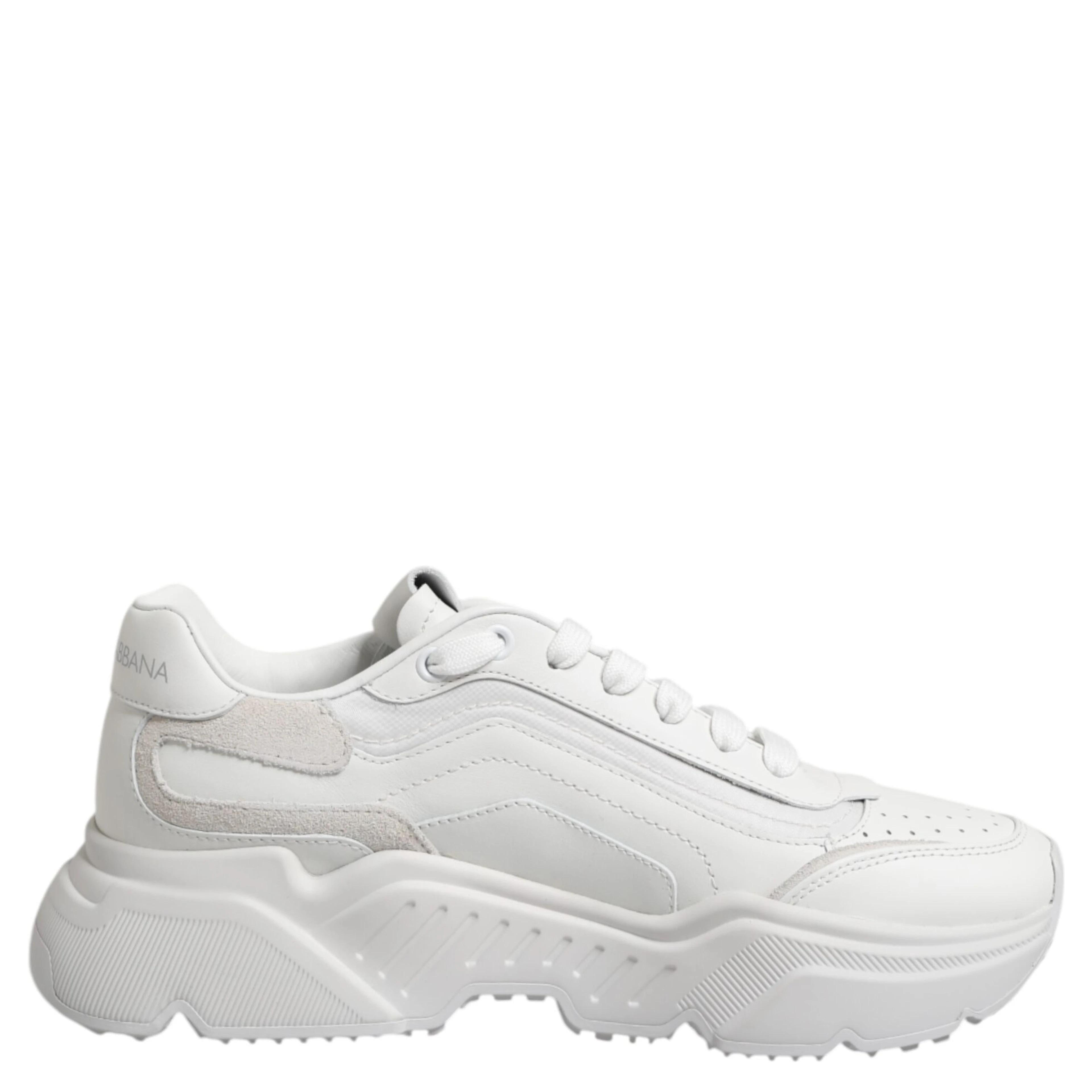 White Leather Daymaster Low Top Sneakers Shoes