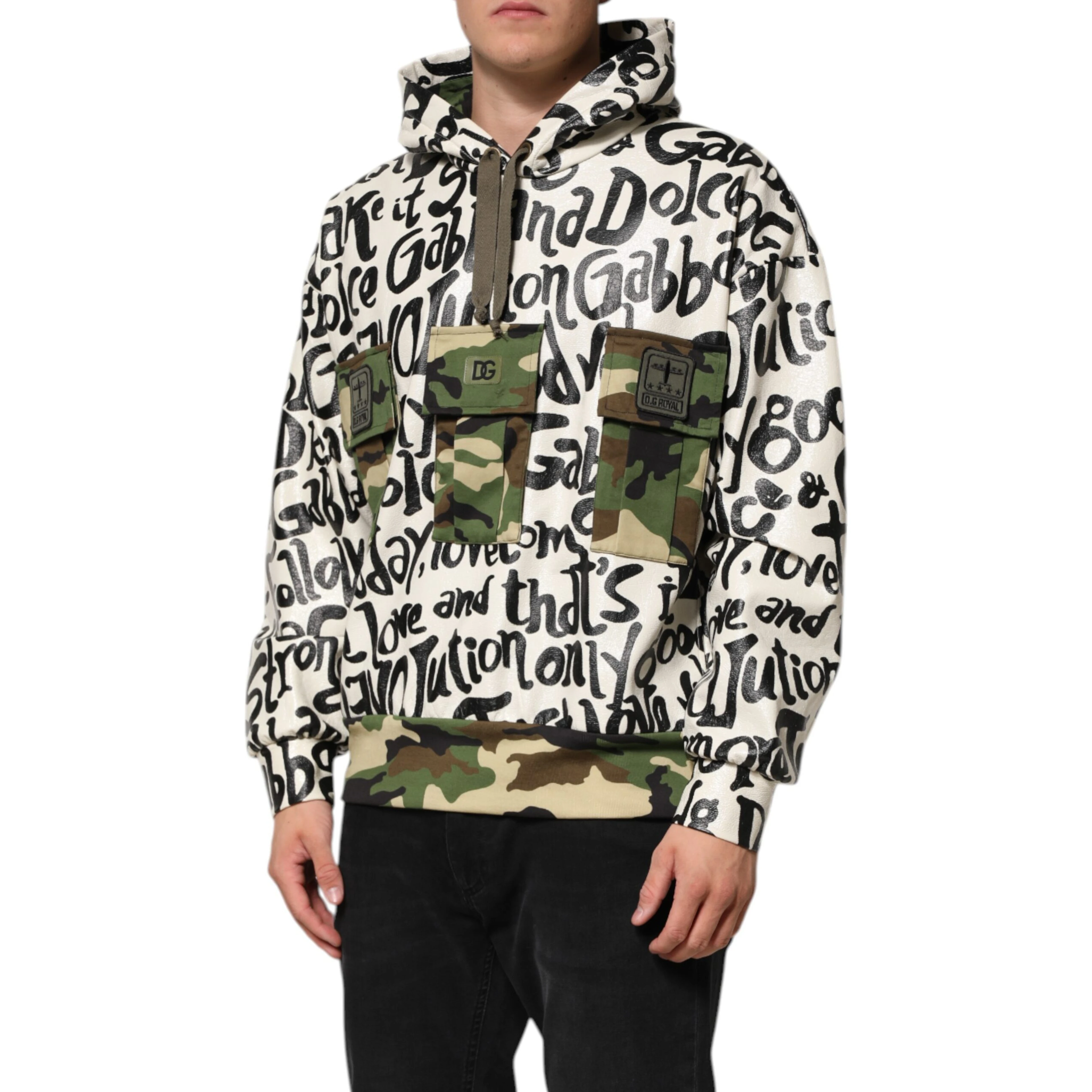 Multicolor Hooded DGMania Sweatshirt Sweater