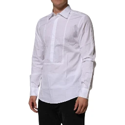 White Poplin Cotton Formal Men Dress Shirt