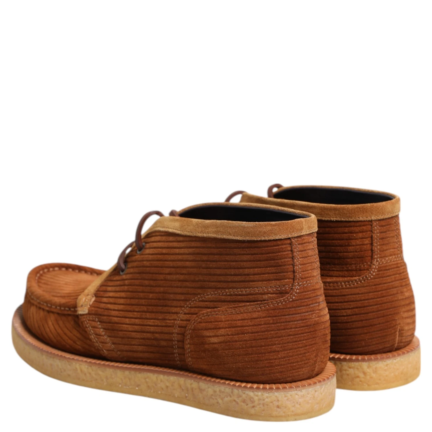Brown Suede Nubuck Leather Desert Ankle Boots Shoes