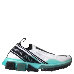 Black White Blue Slip On Sorrento Sneakers