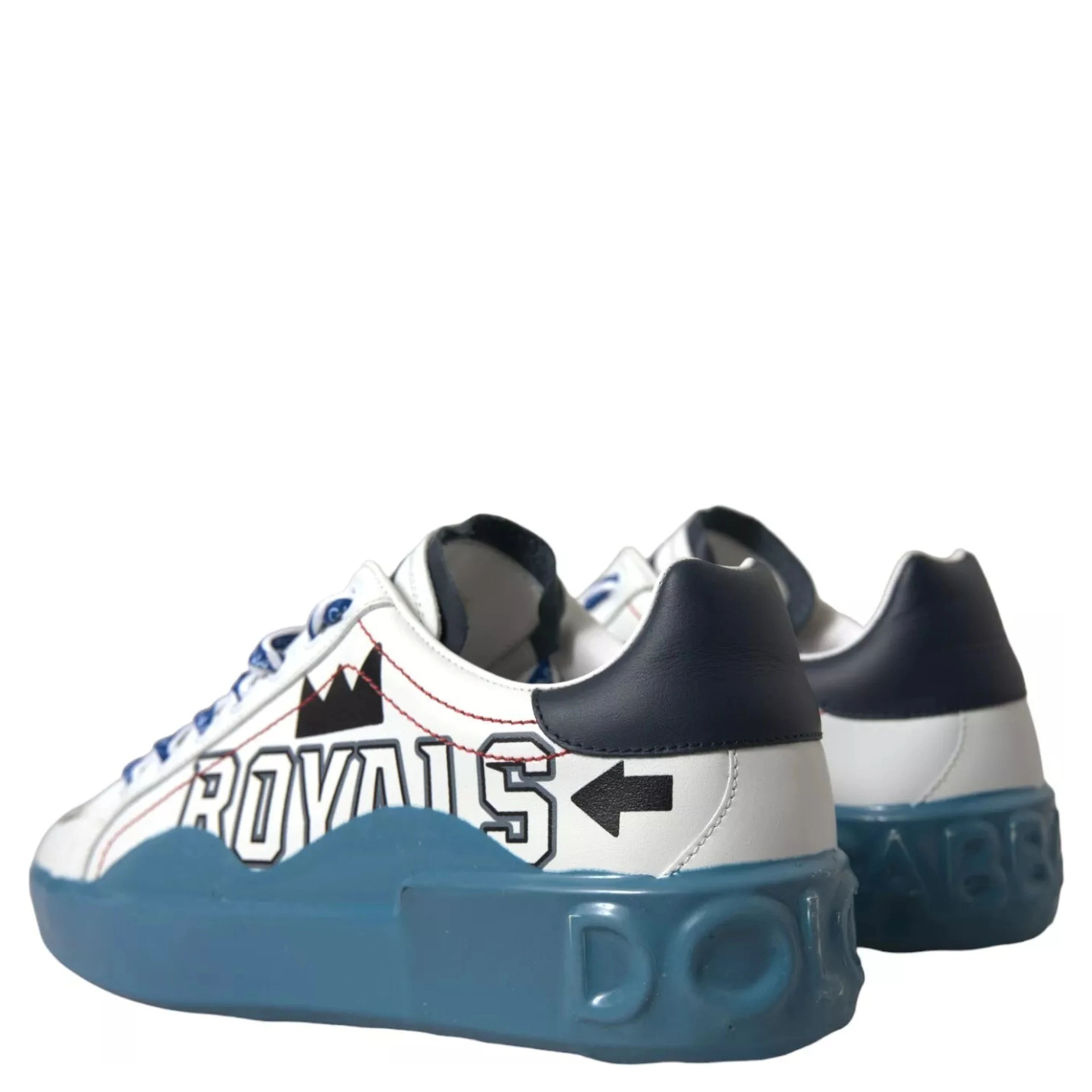 Blue White Printed Portofino Melt Sneakers