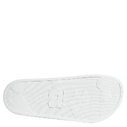 White Black Leather Sandals Beachwear Shoes