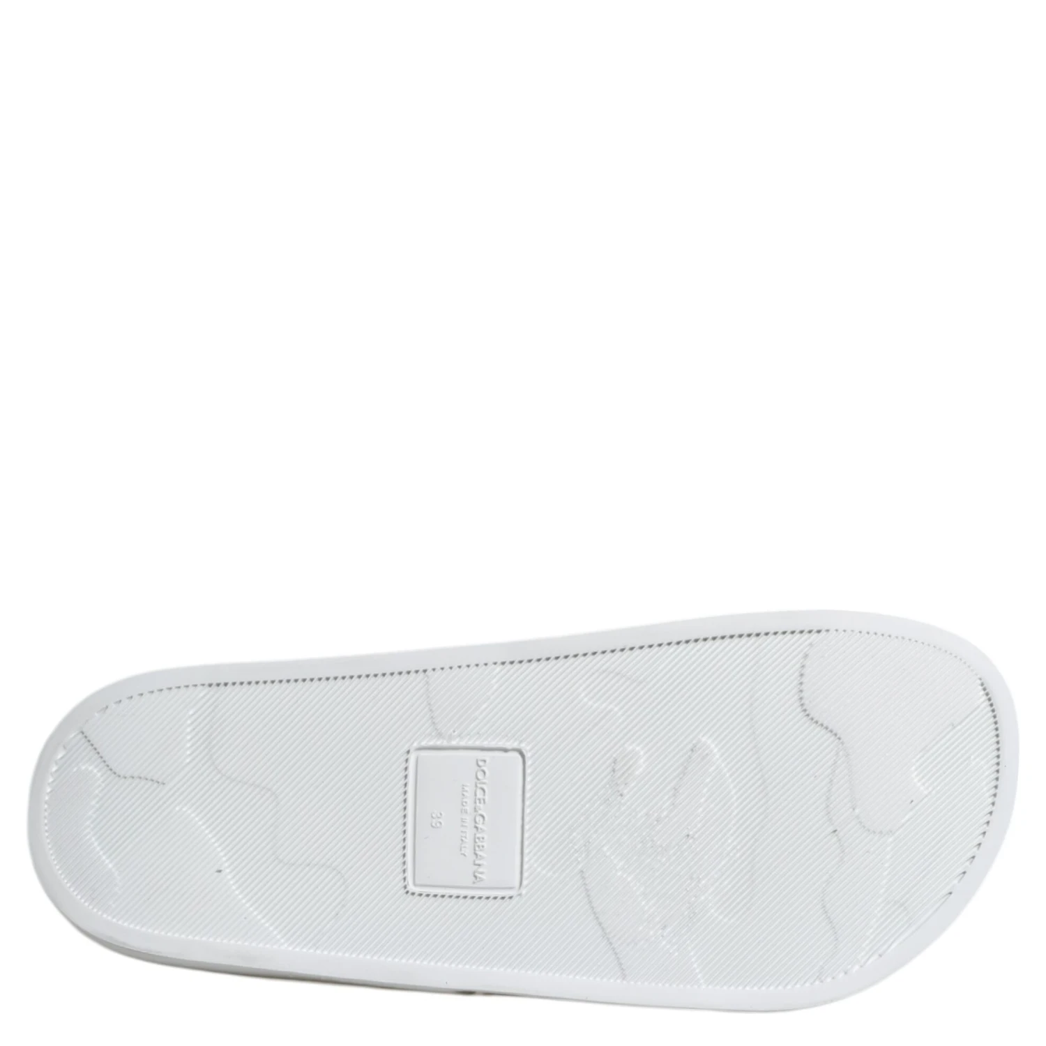 White Leather Slides Sandals Beachwear Shoes