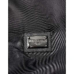 Black Polyester Logo Plaque Bomber Jacket