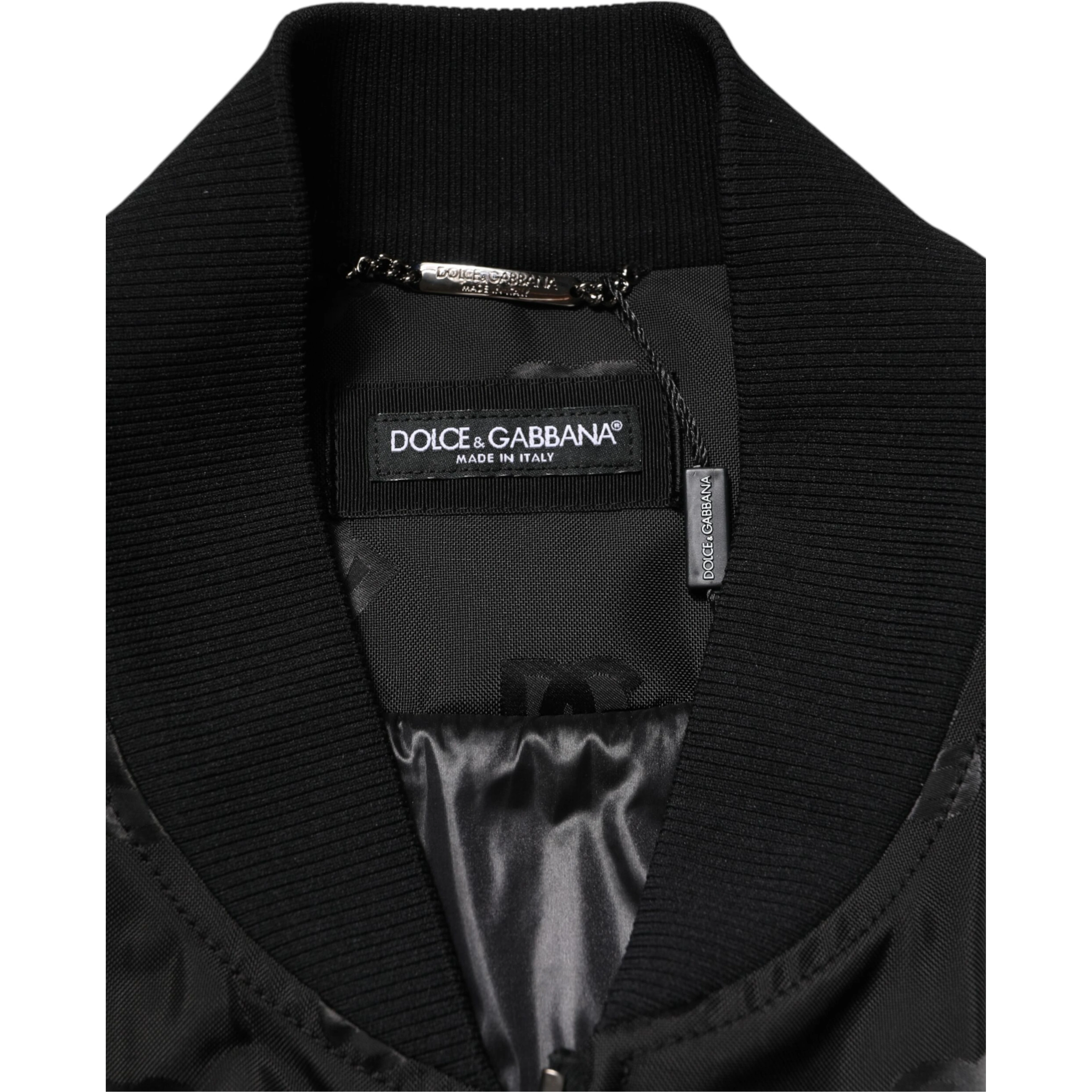 Black Cargo Windbraker Logo Mania Jacket