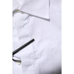 White Poplin Cotton Formal Men Dress Shirt