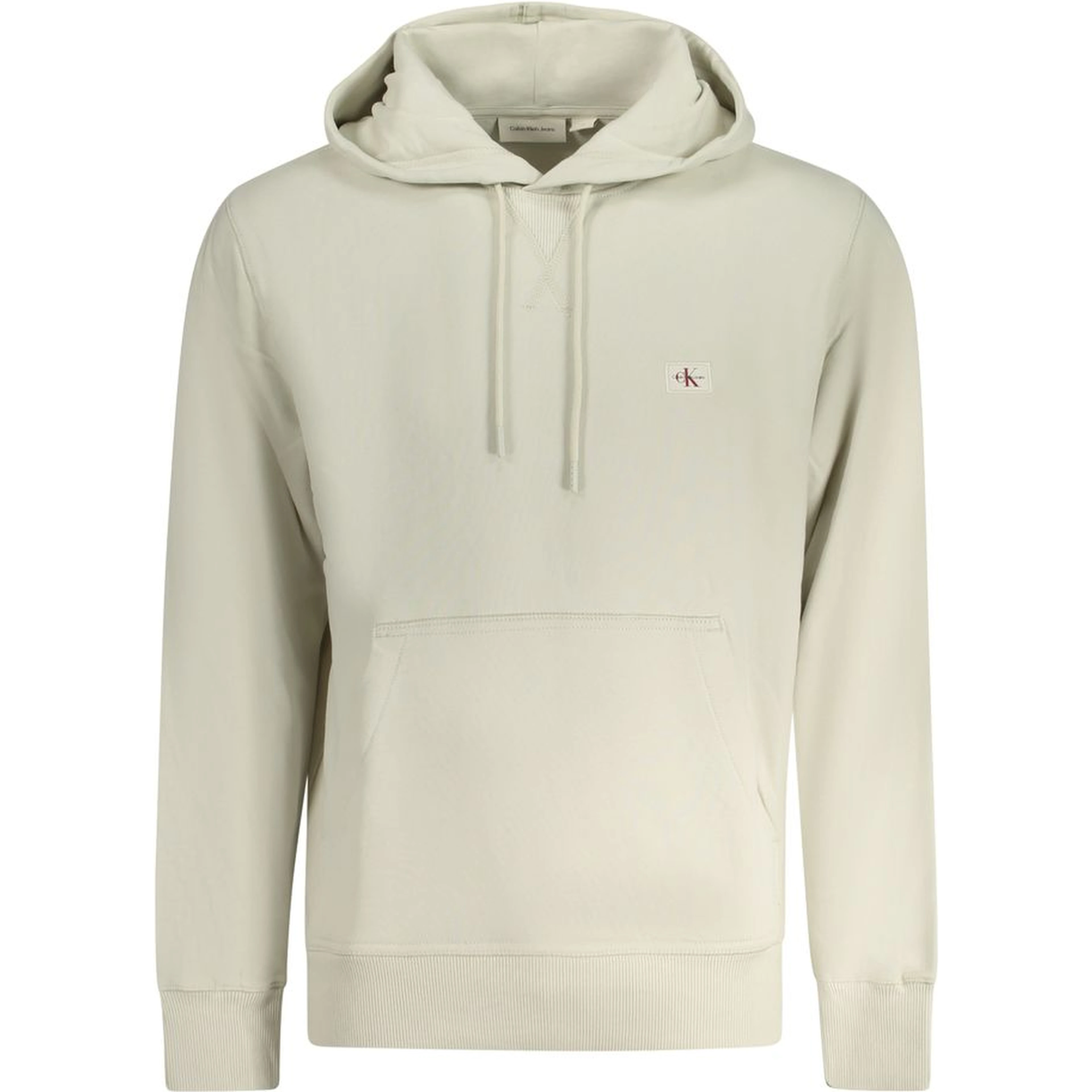 Beige Cotton Men Sweater