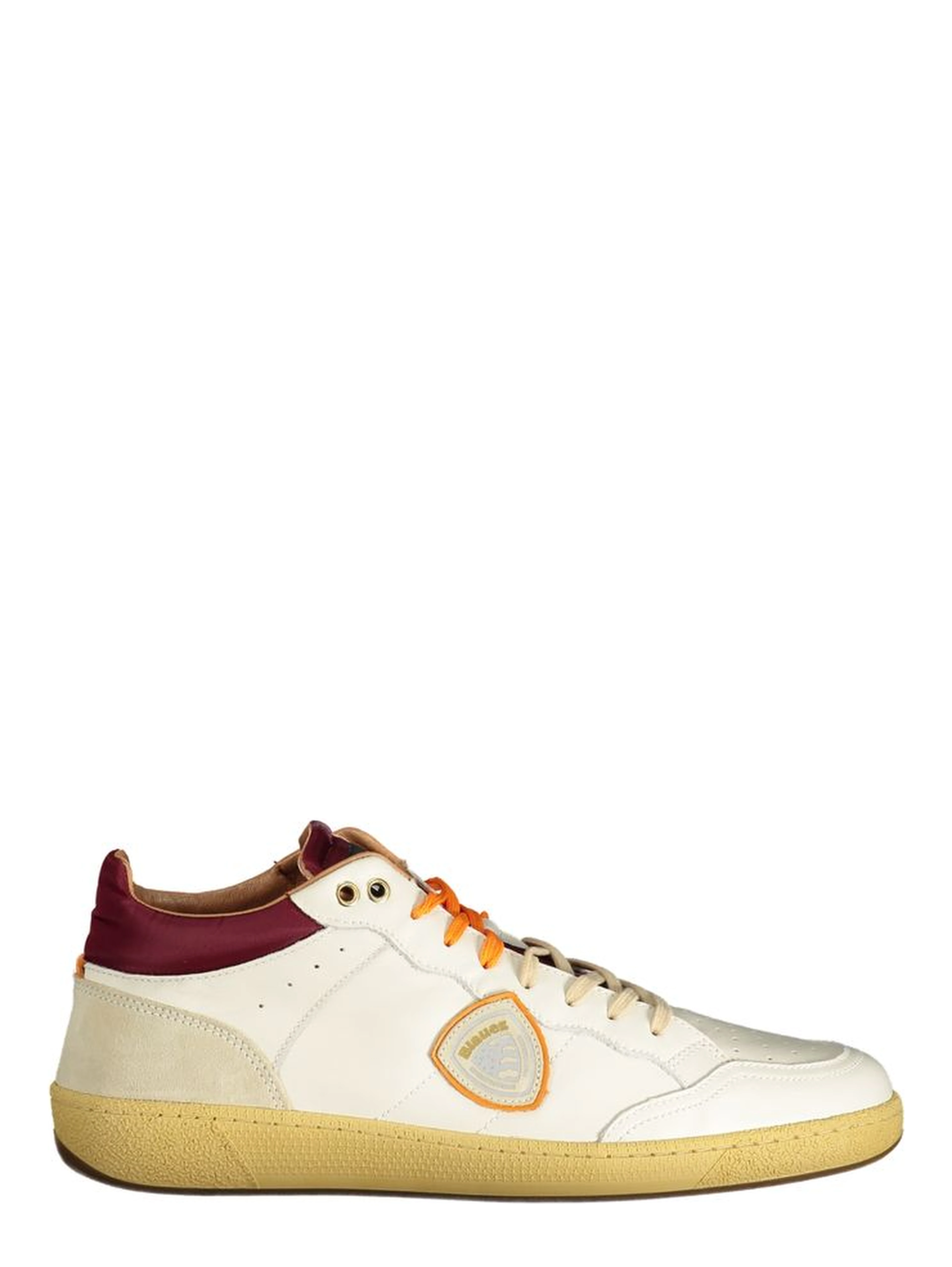 White Polyester Sneaker