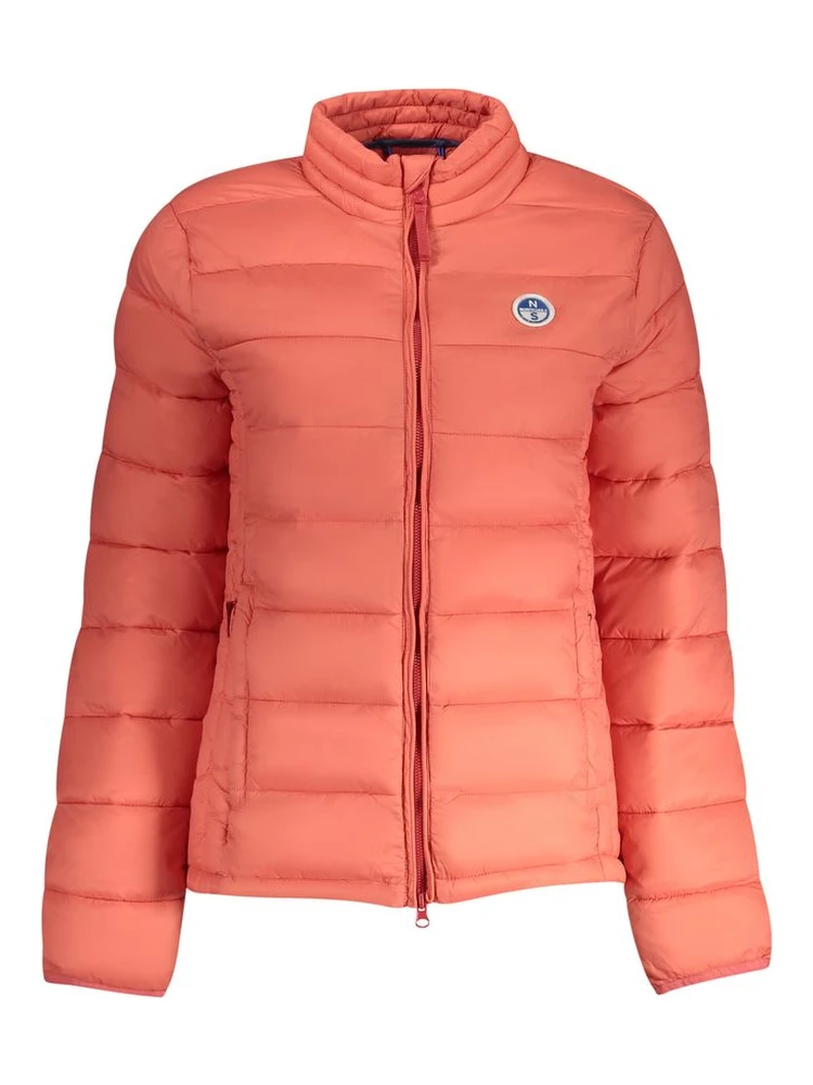 Pink Polyamide Jackets & Coat