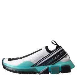 Black White Blue Slip On Sorrento Sneakers