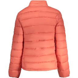 Pink Polyamide Jackets & Coat