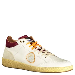 White Polyester Sneaker