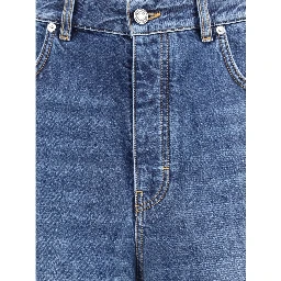 Blue Cotton Relaxed Fit Jeans