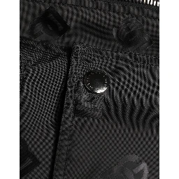Black Cargo Windbraker Logo Mania Jacket
