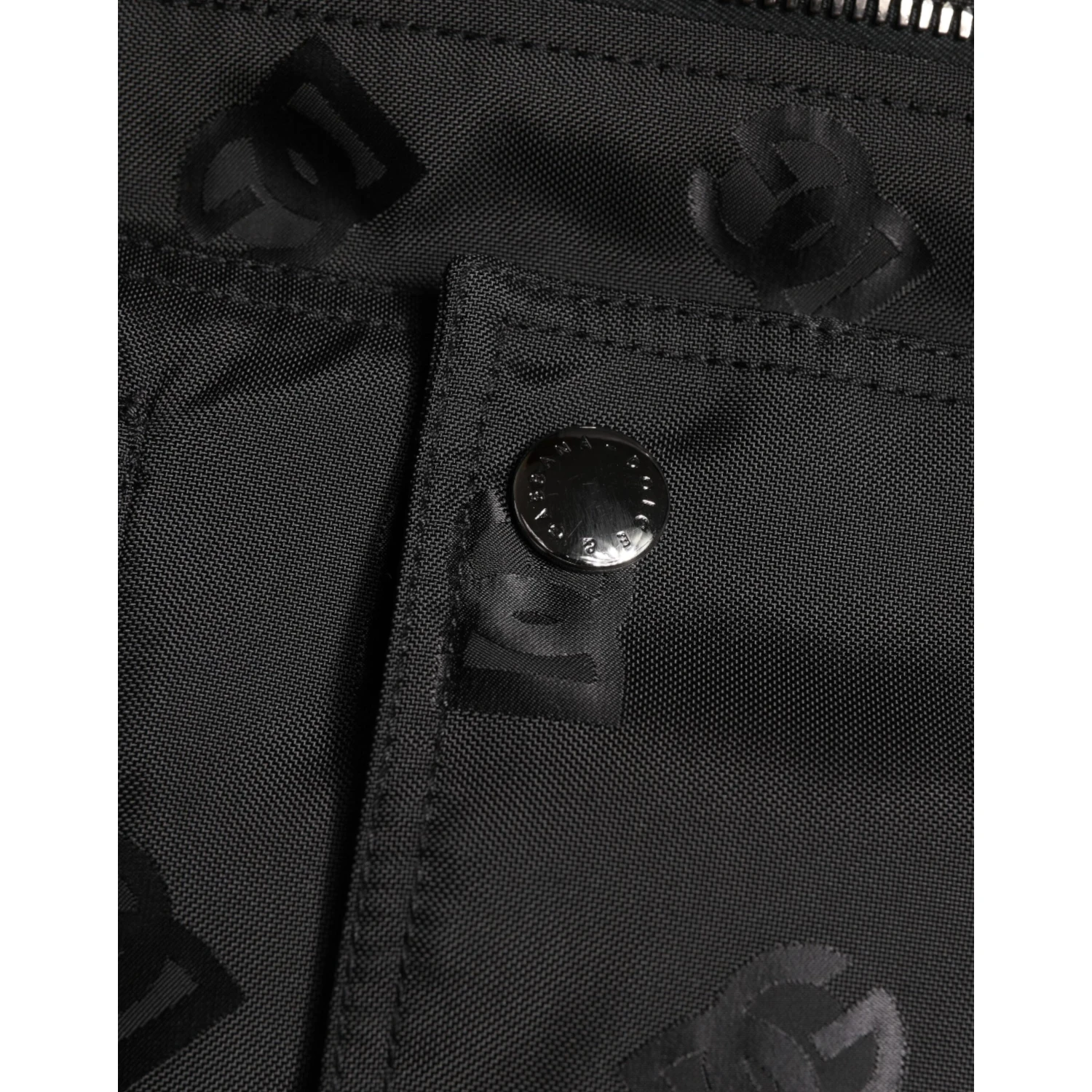 Black Cargo Windbraker Logo Mania Jacket