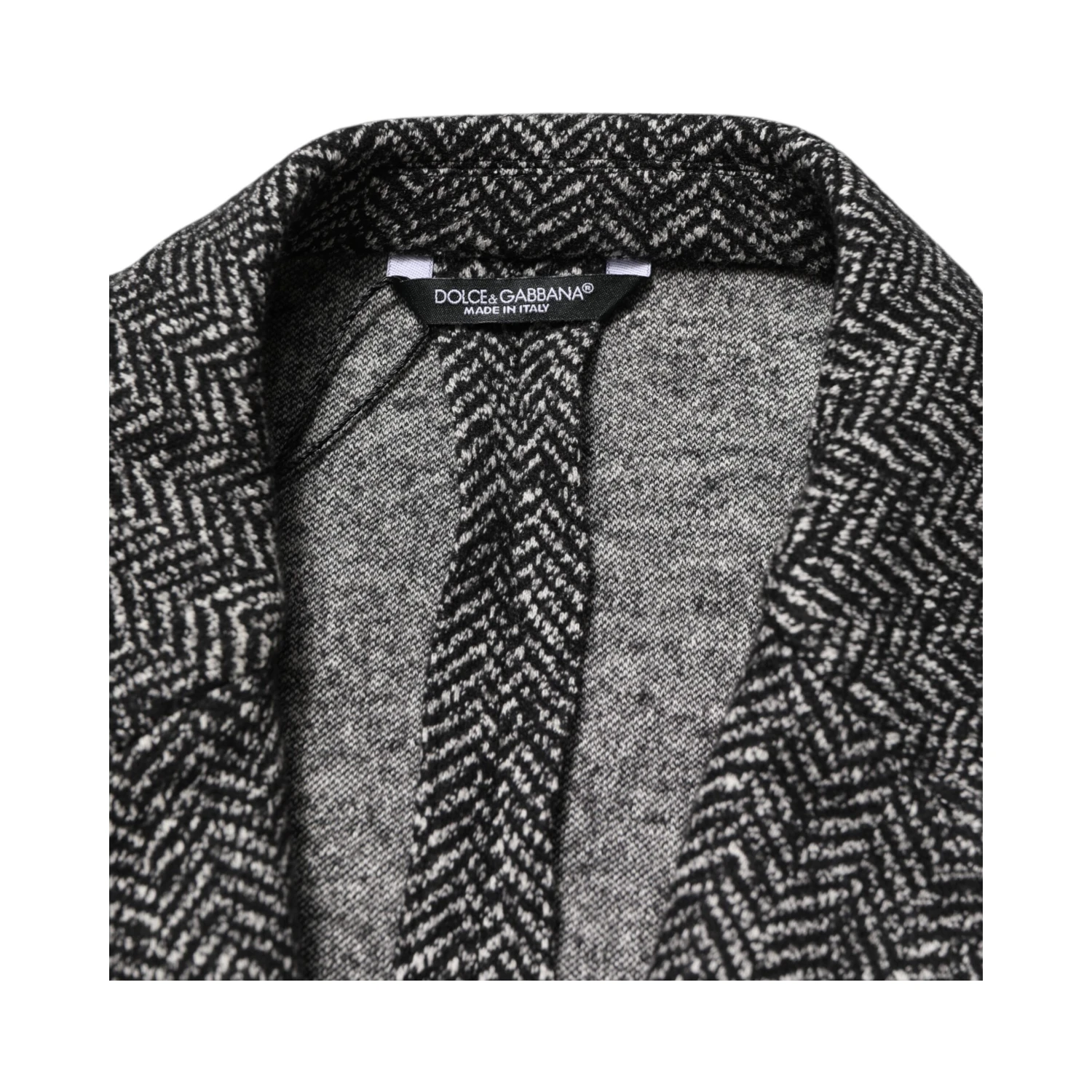 Black White Double Breasted Men Suit Blazer