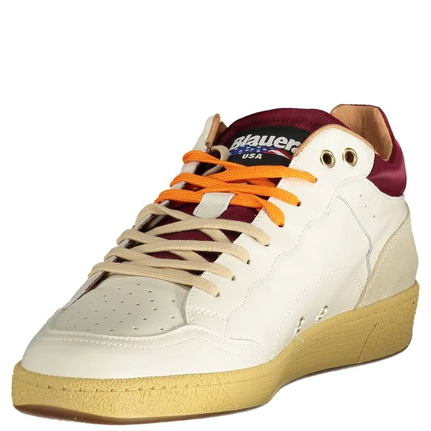 White Polyester Sneaker