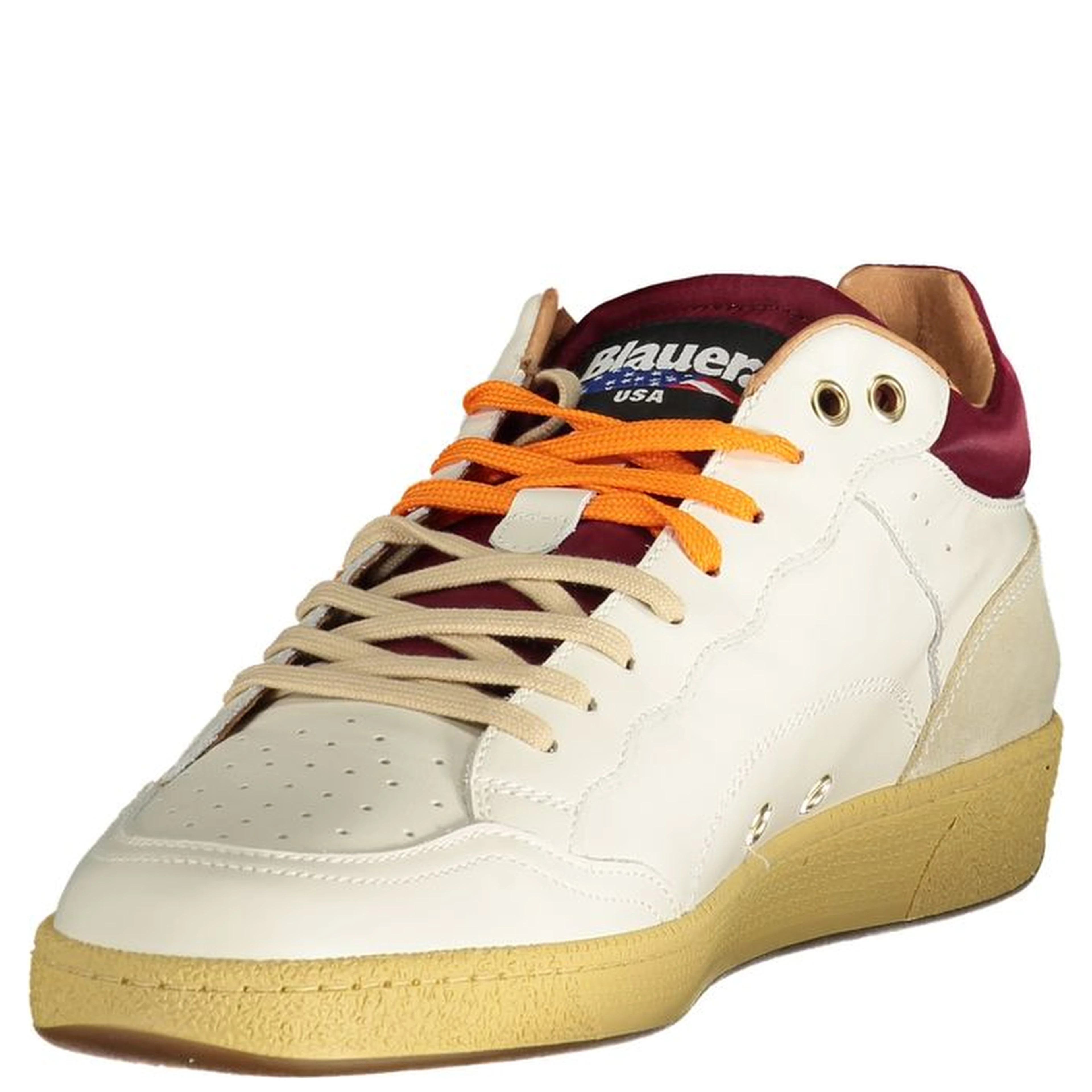 White Polyester Sneaker