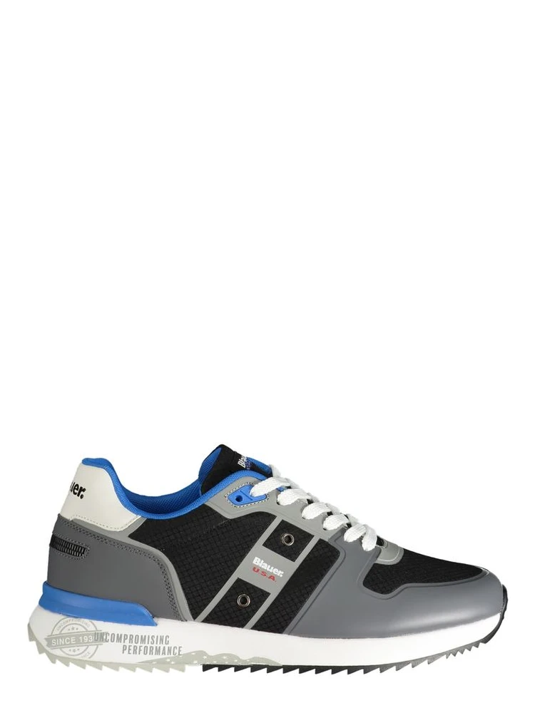 Gray Polyester Sneaker