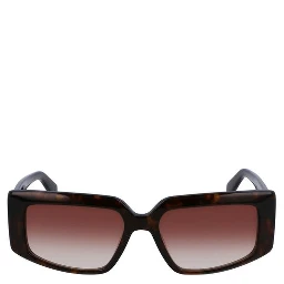 نظارات شمسية نسائية بنية اللون من الأسيتات