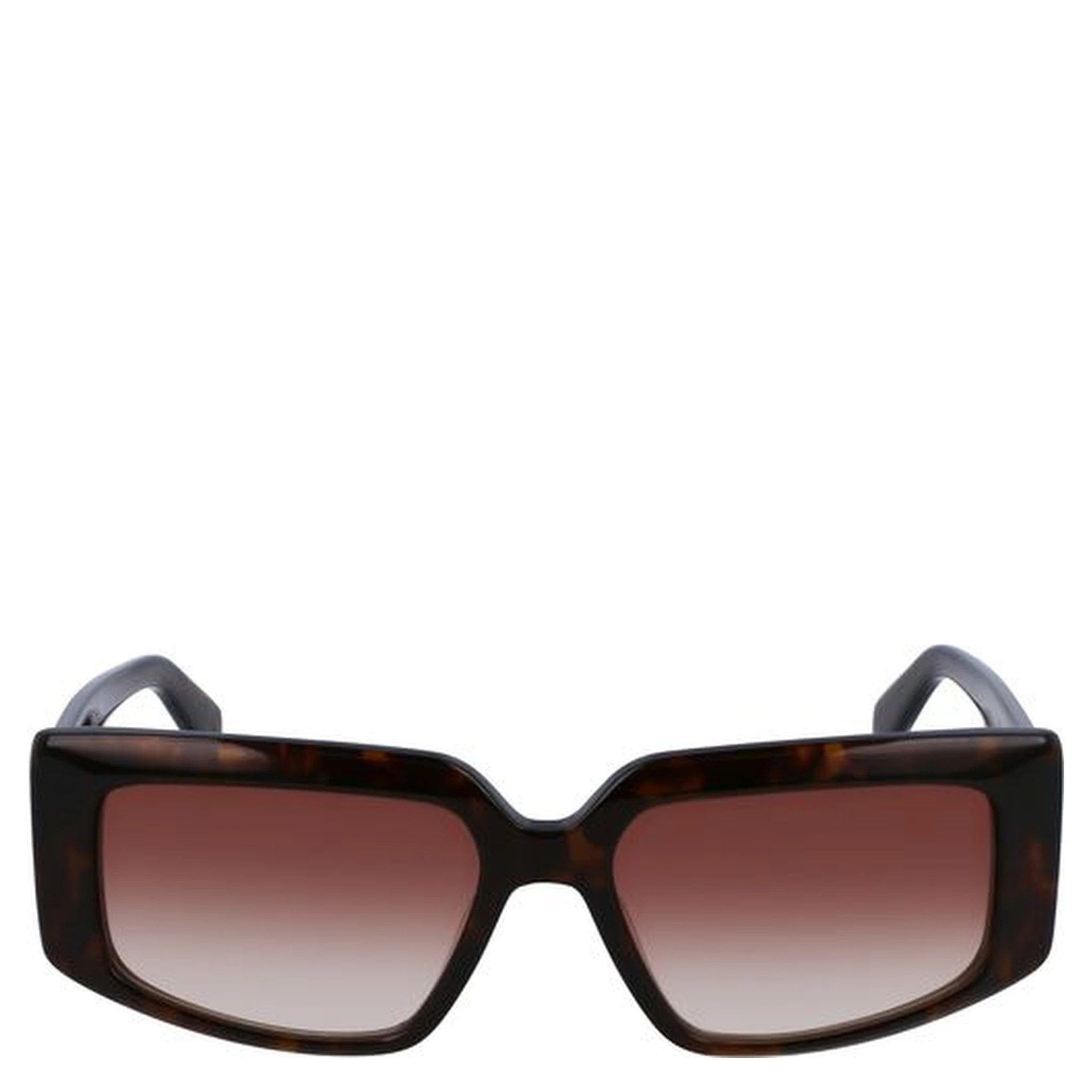 نظارات شمسية نسائية بنية اللون من الأسيتات