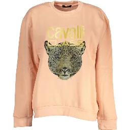 Pink Cotton Women Sweater