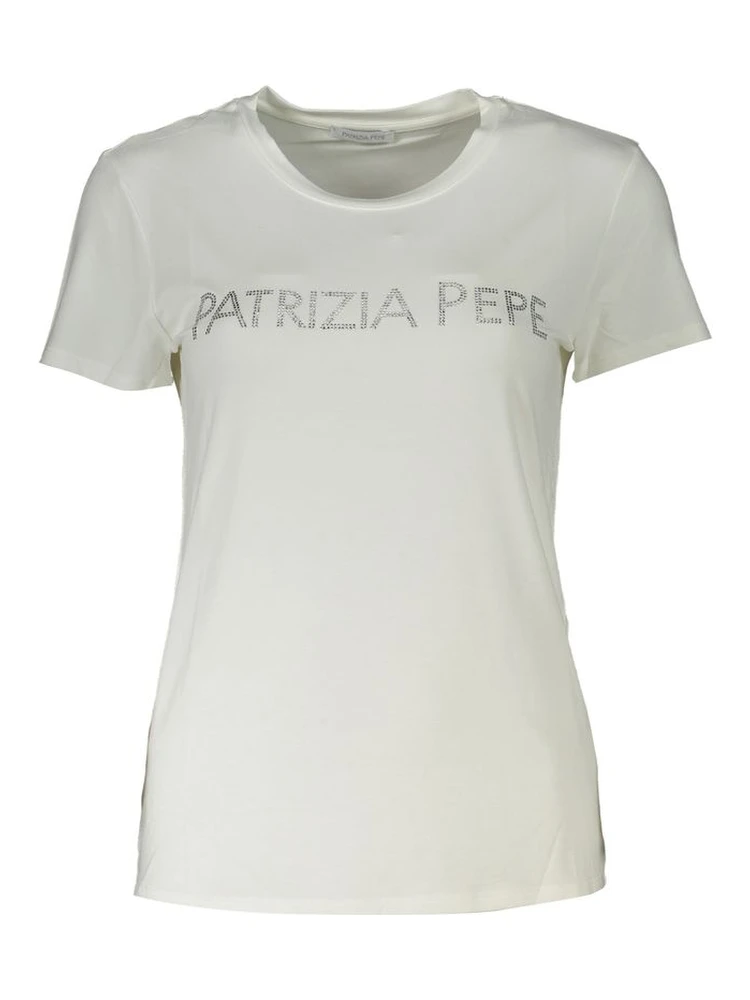 White Organic Cotton Women T-Shirt