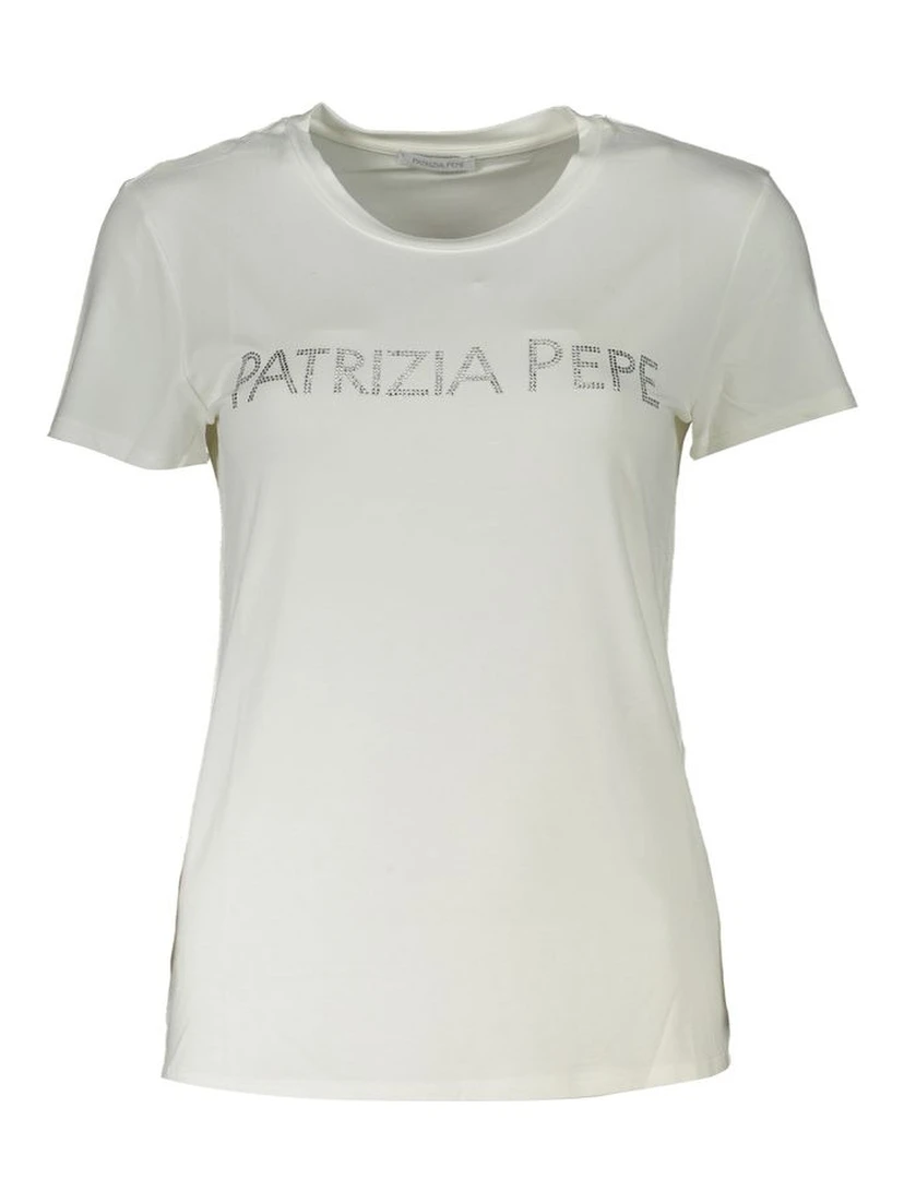 White Organic Cotton Women T-Shirt