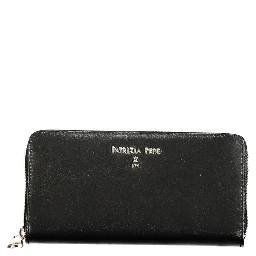Black Leather Women Wallet