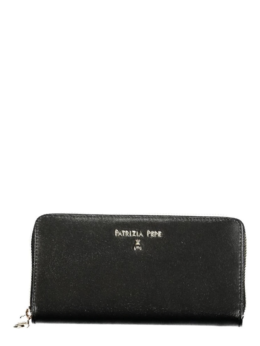 Black Leather Women Wallet