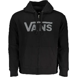 Black Cotton Men Sweater