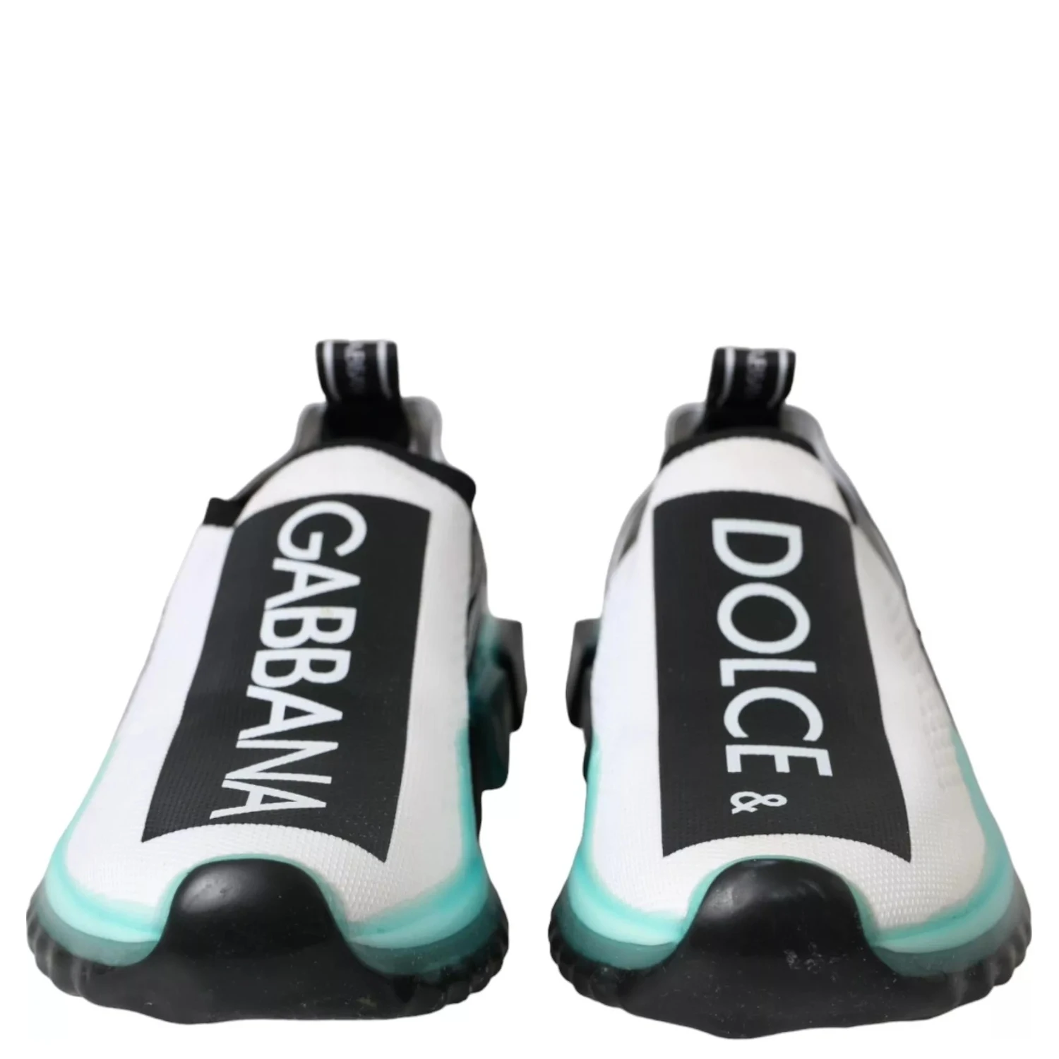 Black White Blue Slip On Sorrento Sneakers