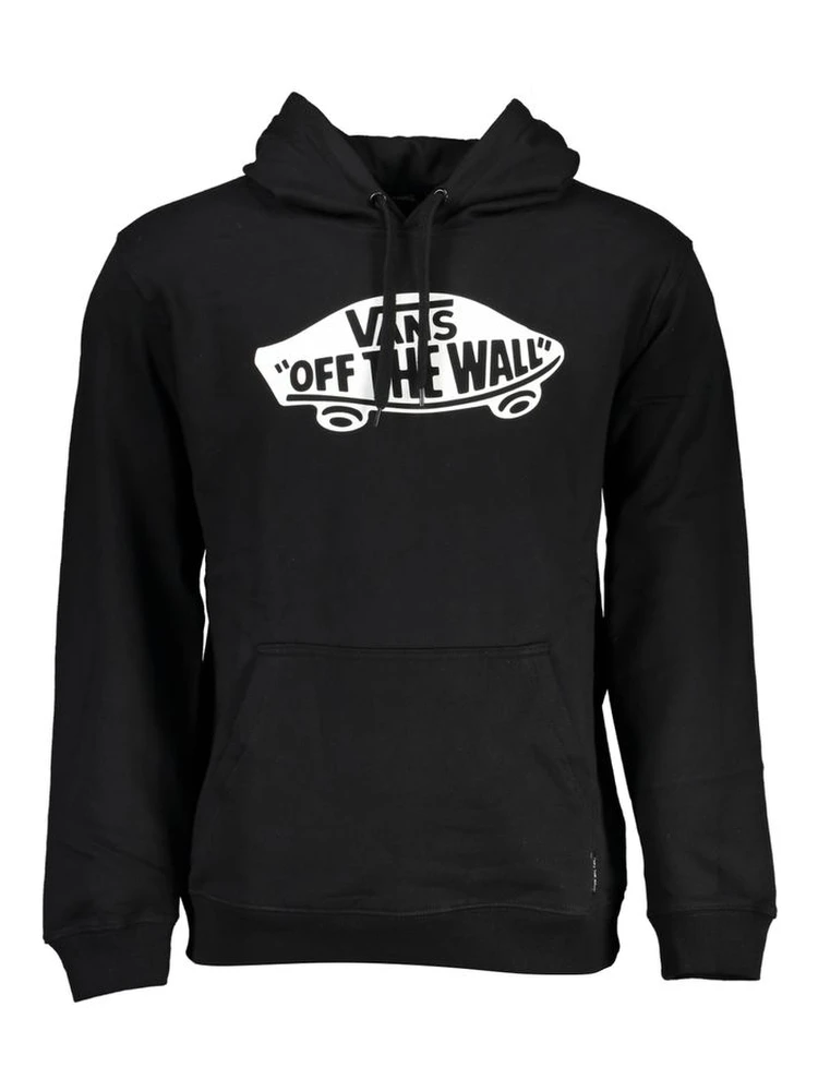 Black Cotton Men Sweater