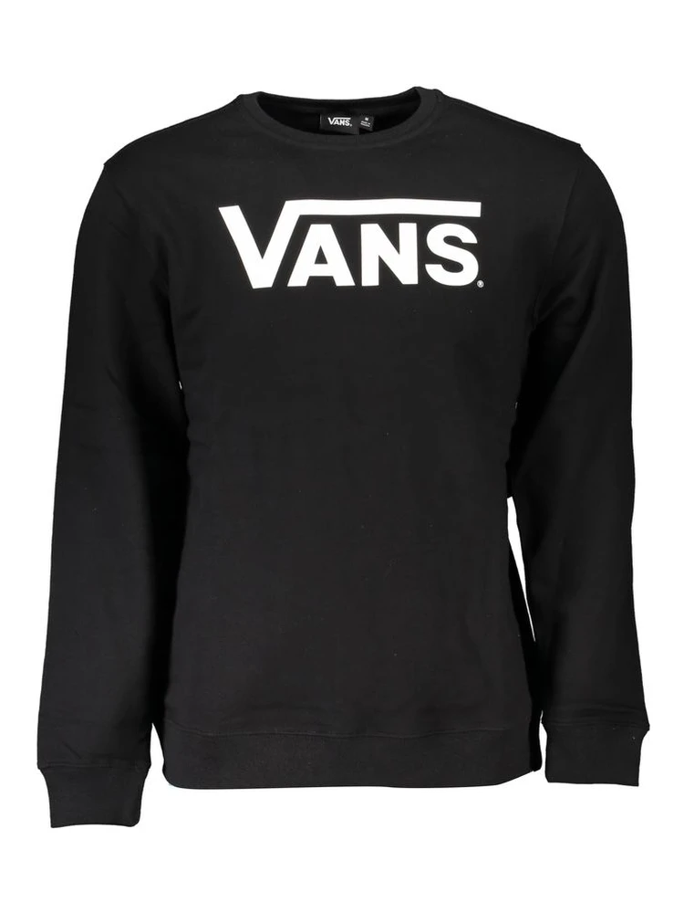 Black Cotton Men Sweater