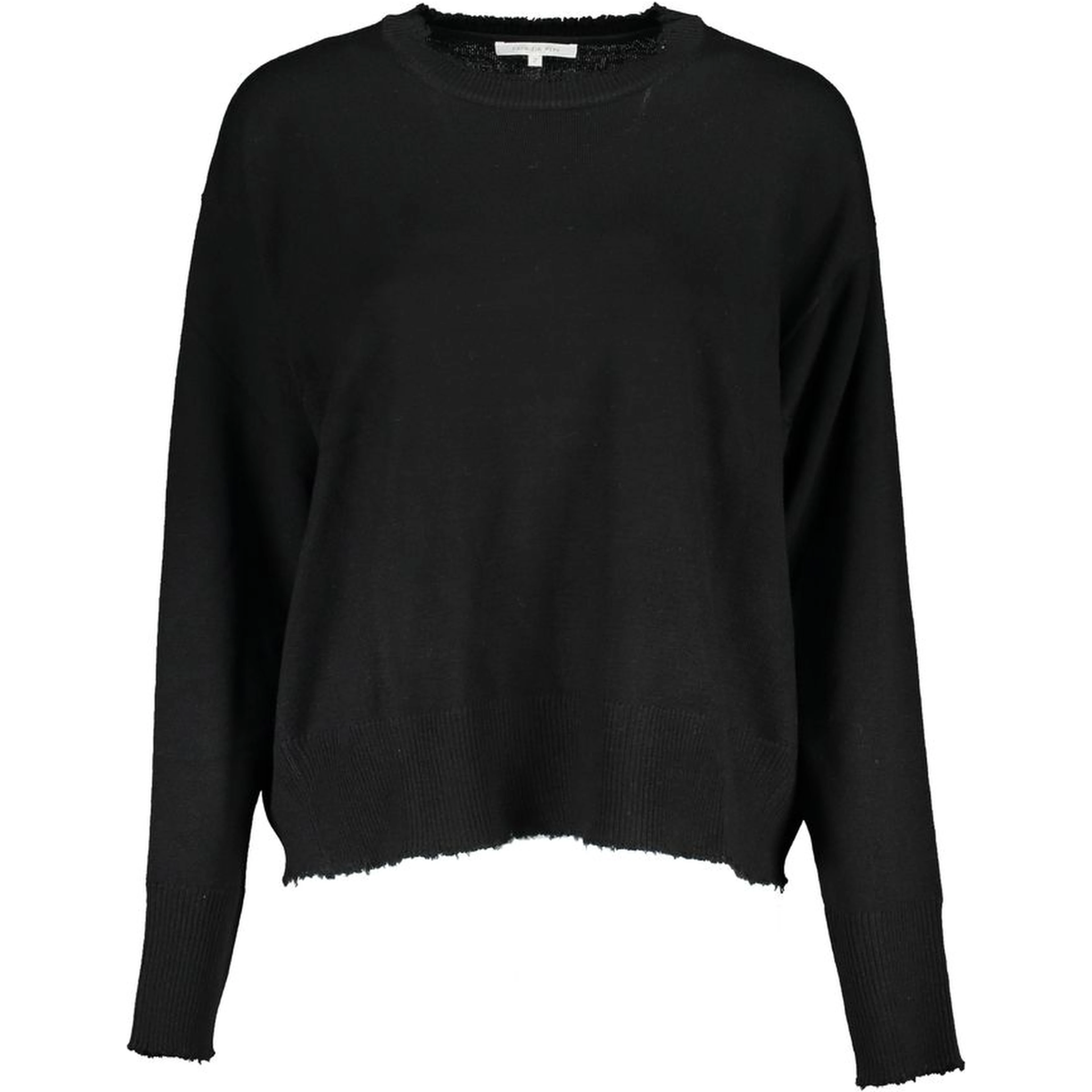 Black Fabric Sweater