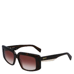 نظارات شمسية نسائية بنية اللون من الأسيتات